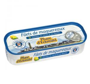 FILET DE MAQUEREAUX CITRON BASILIC 130G