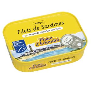 FILETS SARDINES CITRON 90G