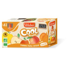 COOL FRUITS POM/PECHE/ABRICOT X12