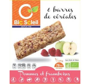 BARRE POMME FRAMBOISE 125G