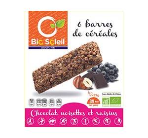 BARRE CHOCO RAISIN NOISETTE