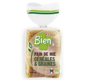 PAIN DE MIE AUX CEREALES 500G