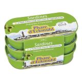 SARDINES A L HUILE 55G X 3