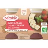 POTS BANANE FRAISE MENTHE 2*130G