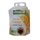 Pur jus d'orange pulpée bio 1L - Briques 1L - Vitamont