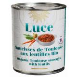SAUCISSES DE TOULOUSE AUX LENTILLES 840G
