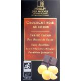 CHOCOLAT NOIR AU CITRON 100G