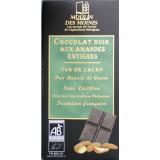 CHOCOLAT NOIR AUX AMANDES 100G