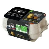 BOITE 6 OEUFS PRALINE NOIR 54G