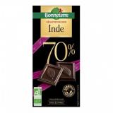 CHOCOLAT NOIR ORIGINE INDE 70% 80G