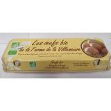 OEUFS BIO BOITE DE 12 FERME VILLENEUVE