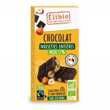 CHOCOLAT NOIR 72% NOISETTES ENT 200G